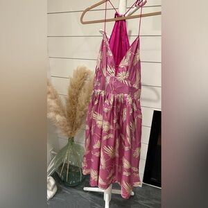 Marc Jacob’s Pink Silk Floral Dress Size 6